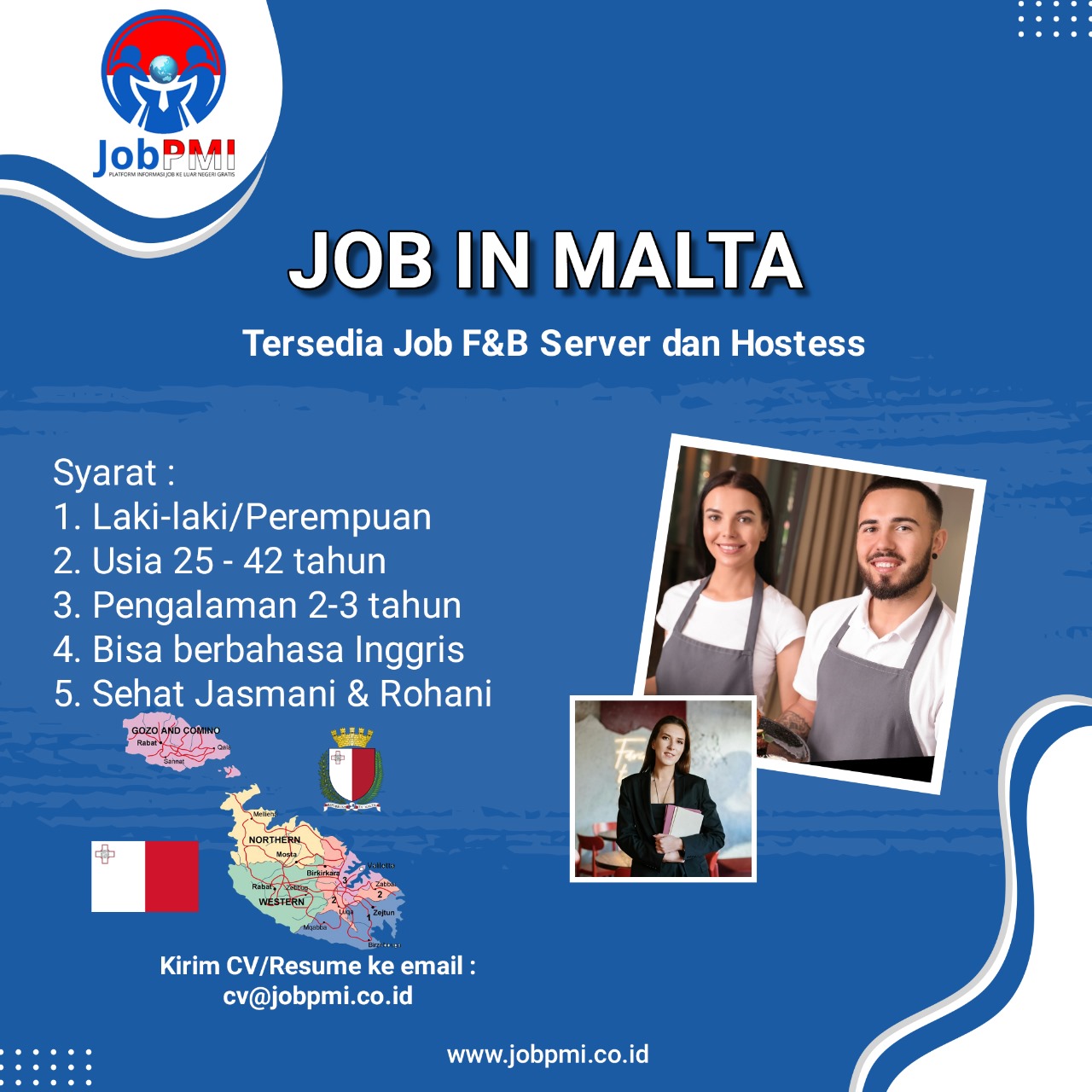 Malta - F&B Server & Hostess
